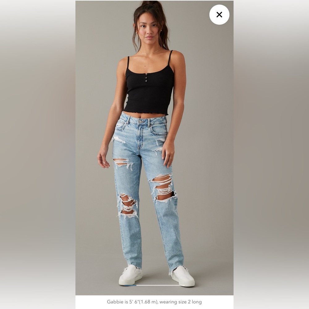 American eagle mom Jean size 0